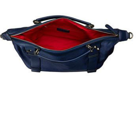 MG collection Bowler Tote Bag, Navy one size - Picture 5 of 6